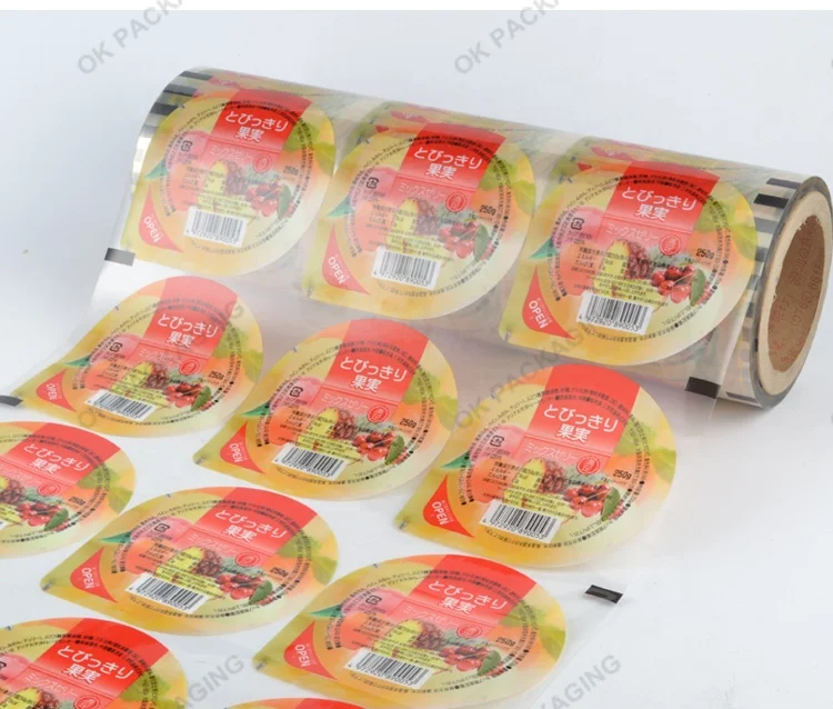 Custom printing plastic food packaging aluminum foil plastic film food packaging rolling film