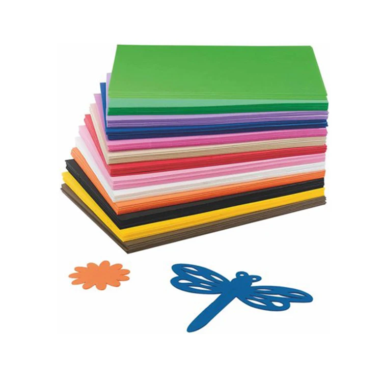 Customized 1mm Color Craft Goma Eva Foamiran Foam Sheet