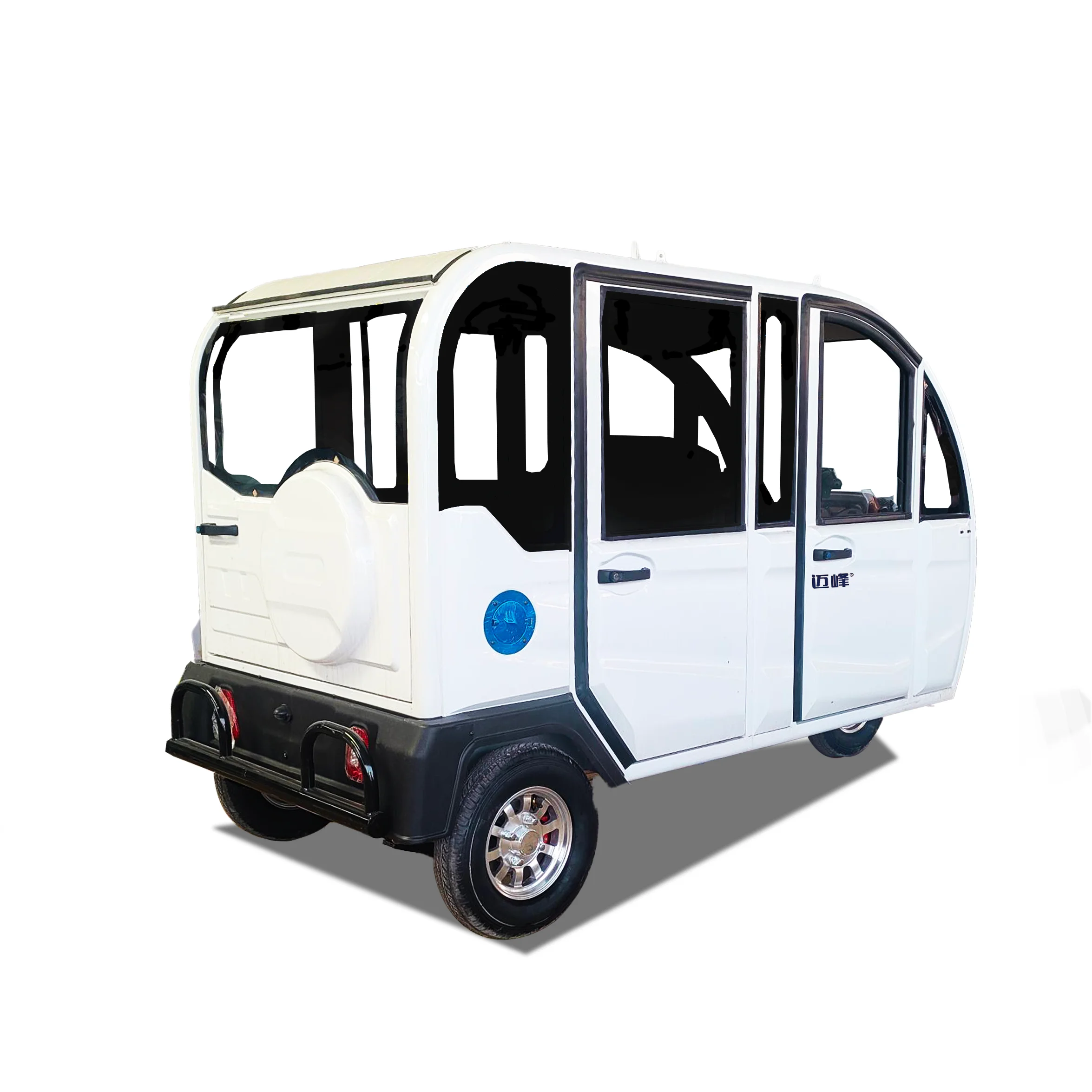 2024MaiFengFashion and Factory Price Electric Trike Enclosed 5 Door 3 Wheel Delivery Car, Low Price