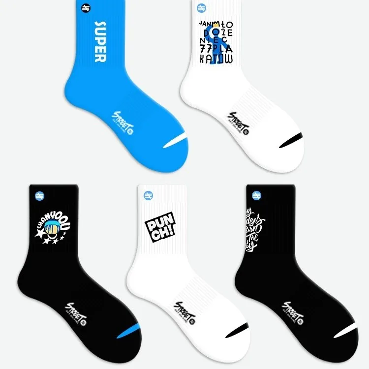 Custom Design Your Own Logo Sport Sock 144N Terry High Quality Men Embroidery Performance Tube Socks