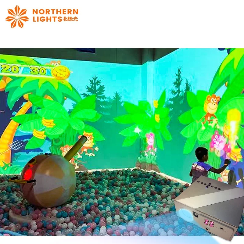3d Interactive Smash Ball Game Newest arrival AR Item All-in-one interactive Projection game machine for kids amusement center