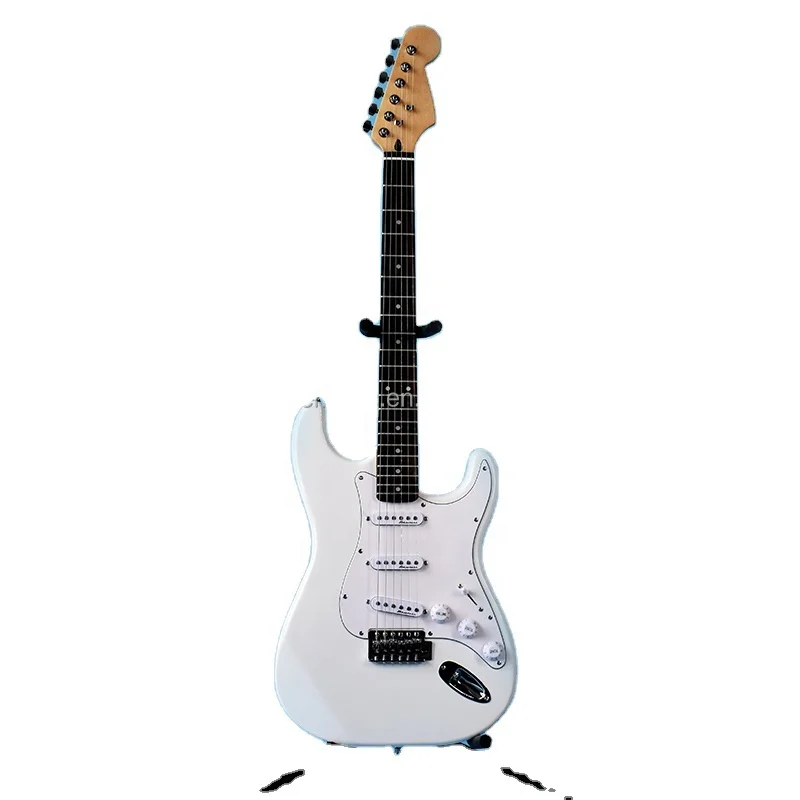 ZLG 6 string guitar China Supplier Cheap Price Unisex white Color wholesale Electric Guitar
