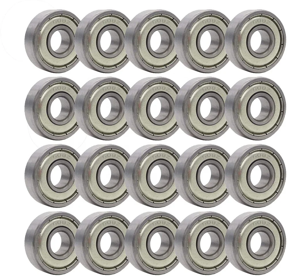 Deep ball Skate 608 zz ABEC 3 ABEC 5 ABEC 9 ILQ 9 Chrome steel ball skateboard inline skate speed shoe wheels bearing