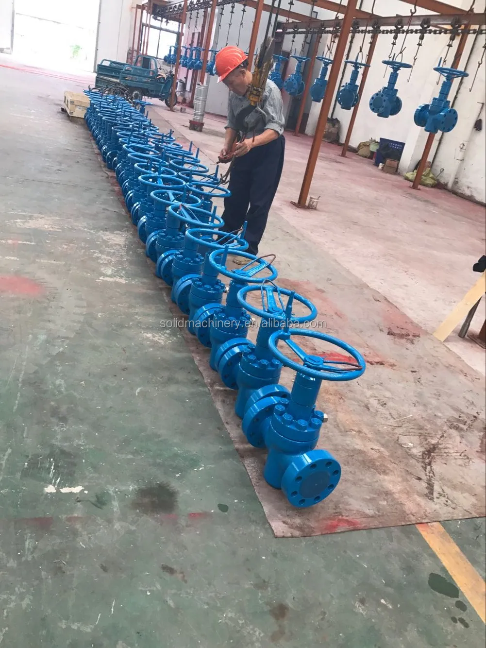 
API 6A Cast flange end expanding gate valve 