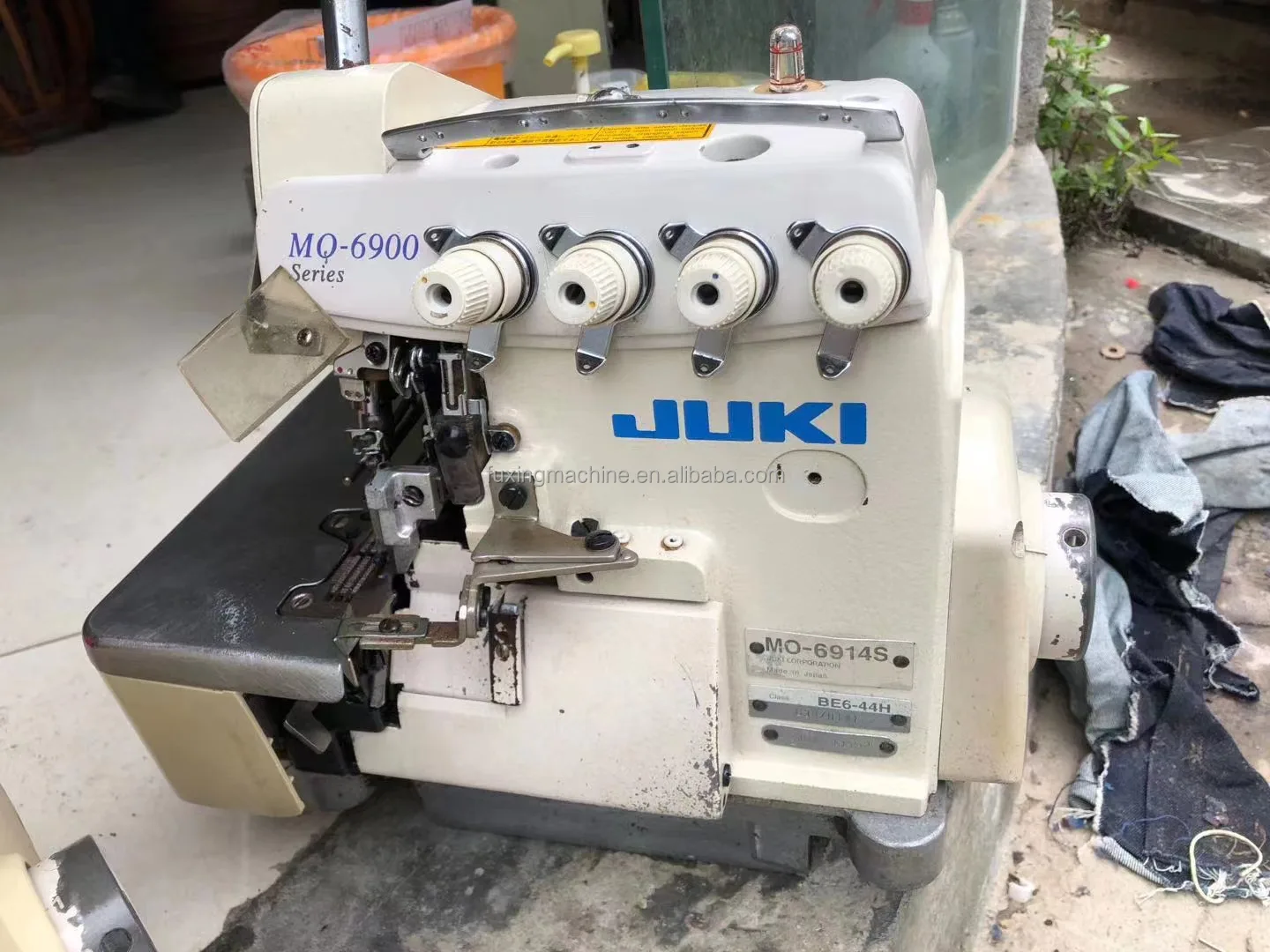 Japanese Second-hand Jukis 6914 High Quality High Speed Industrial Overlock Sewing Machine for Sale