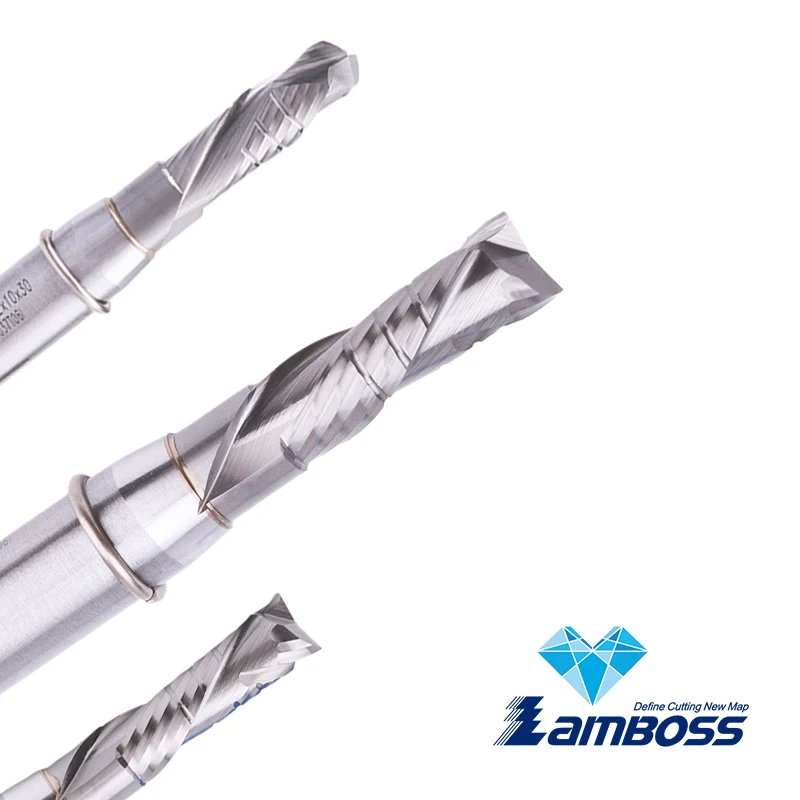 Lamboss Carbide Milling Cutter Woodworking CNC Tool Compression Bit Engraving Cutting Router Bit
