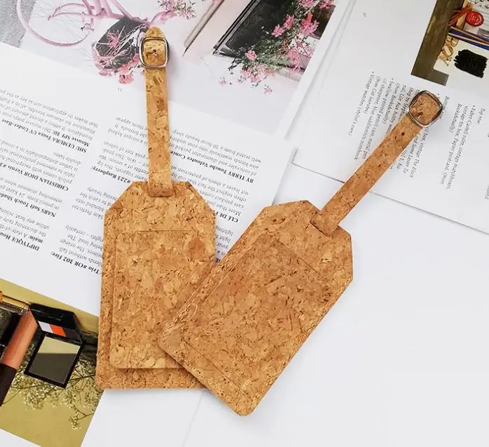 BSBH  Customized Creative Leather Boarding Pass Luggage Tags Fashion PU Aircraft Bag Tags Carabiner Keychain Suitcase