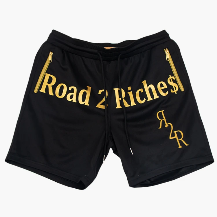 athletic gym polyester men quick dry custom mesh shorts