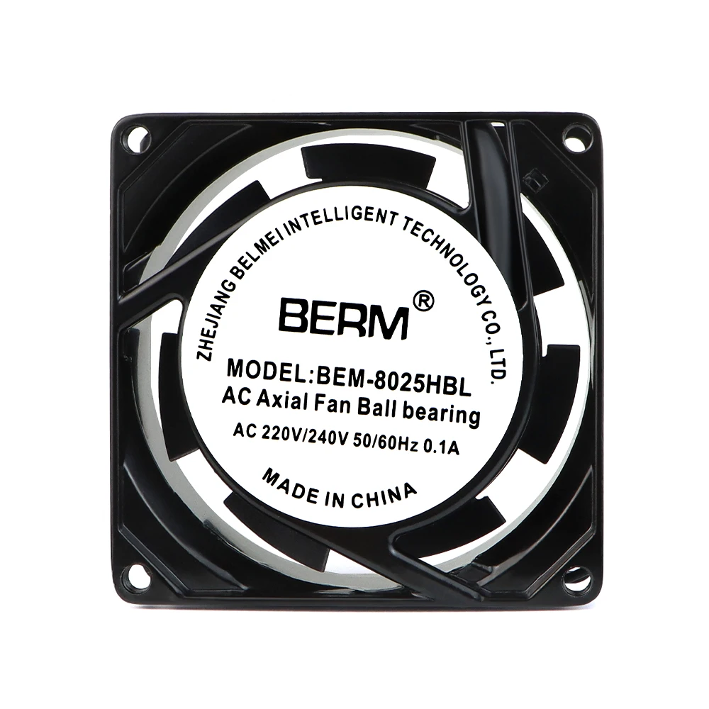 80*80MM Small axial fan AC 220V/240V Industrial cabinet cooling fan Small exhaust fan