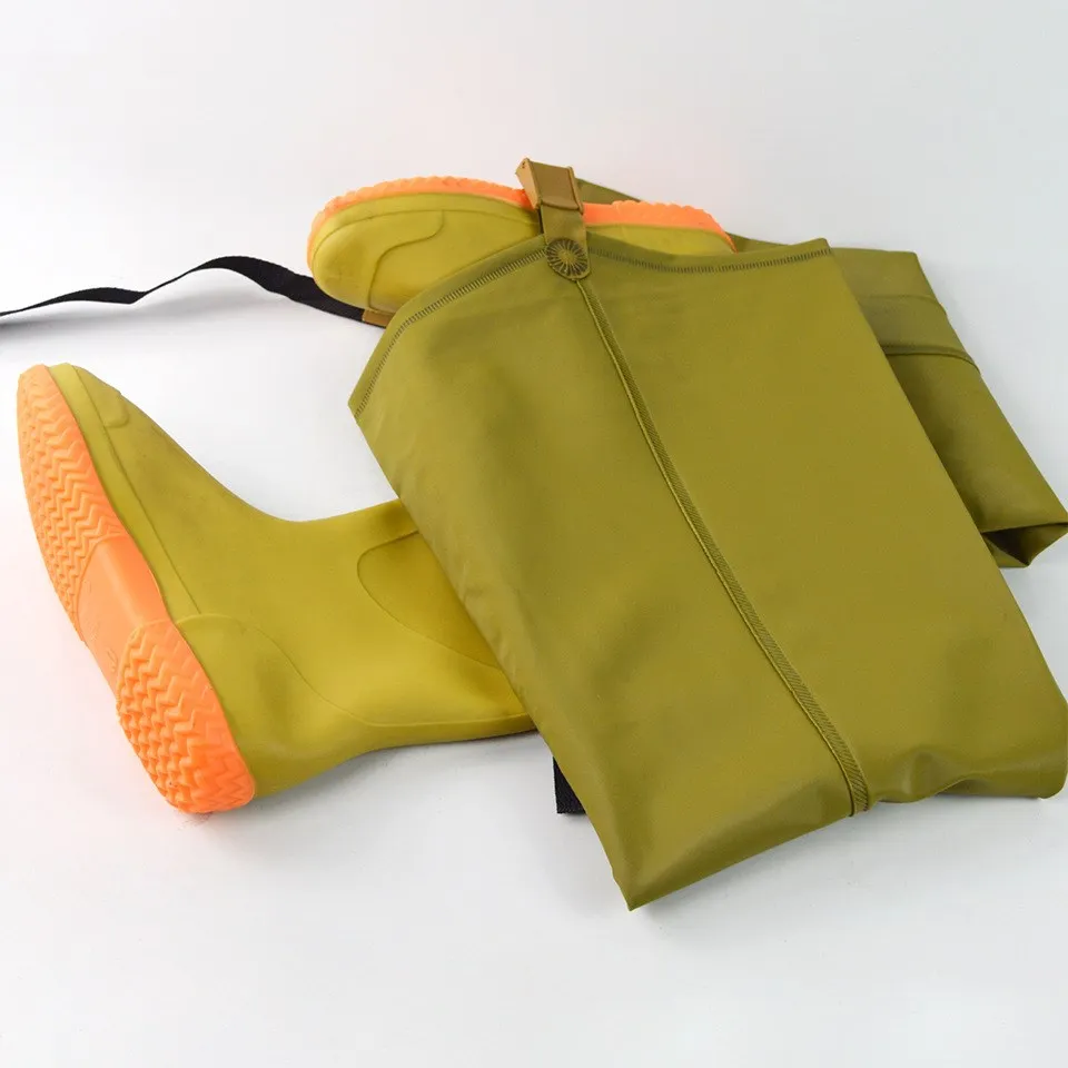 Wholesale High Quality Pvc Material Lightweight Hip Boot for Fishing Hunting Farming Gardening Mining Washing