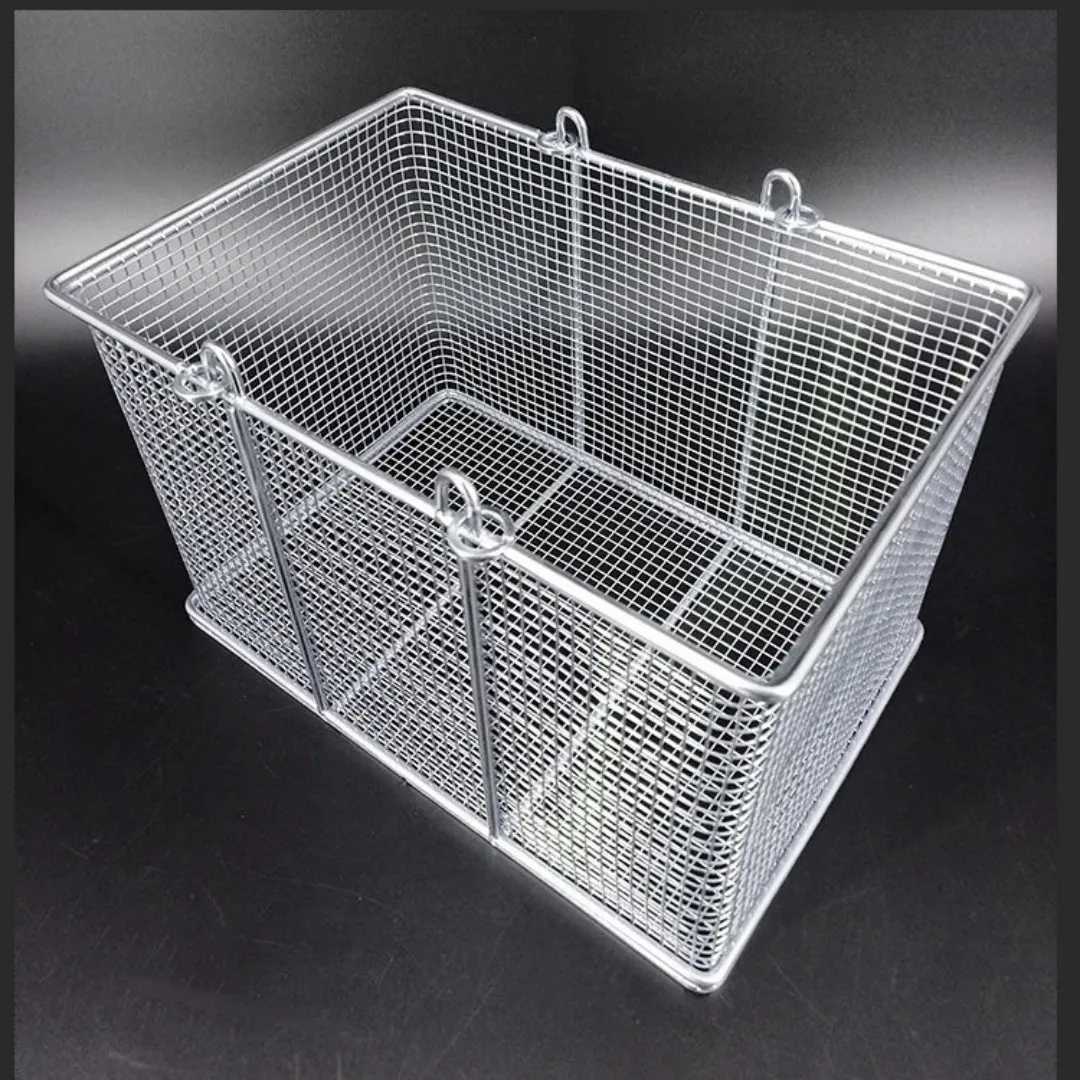 In stock extra large metal basket perforated Stainless Steel Disinfection Basket