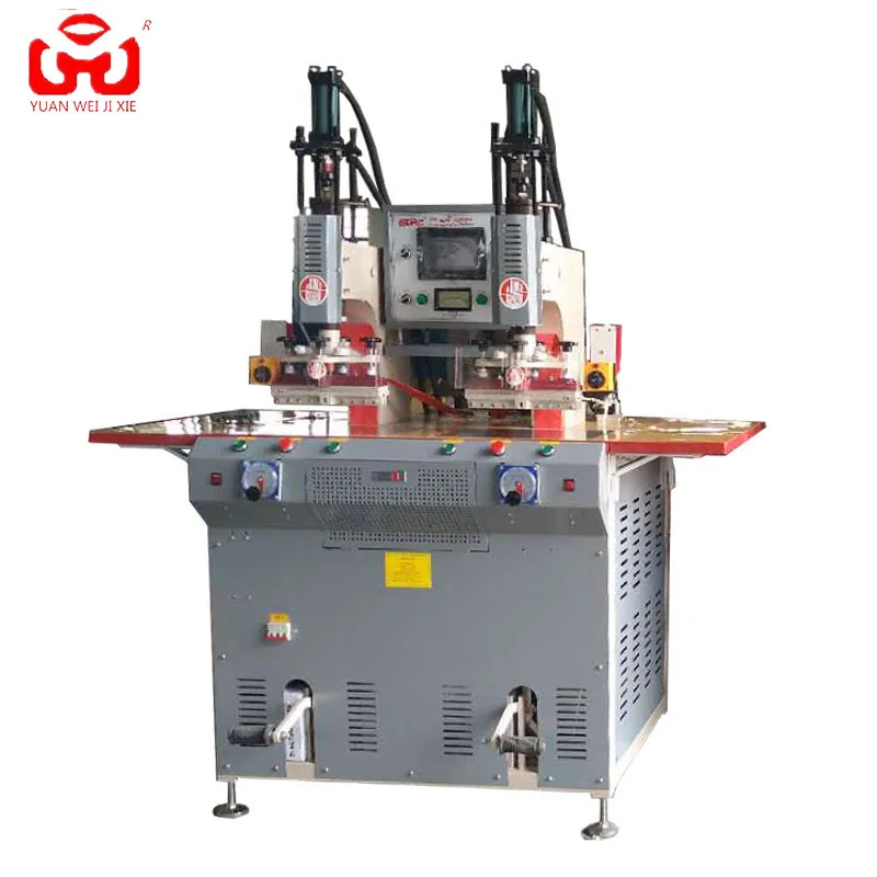 Single-sided double-head high-frequency welding machine for KPU sports shoes upper