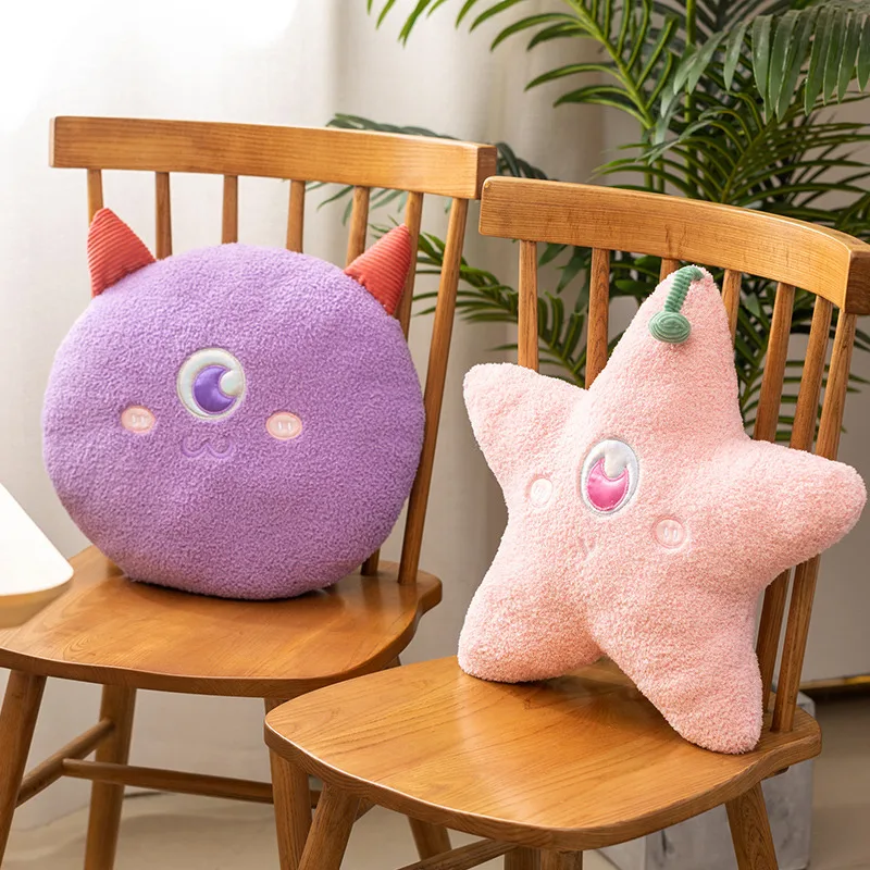 New Wholesale One Eye Five-pointed Star Huge Pillow Cute Green Purple Pink Yellow Star Long Legged Monster Plush Doll Children