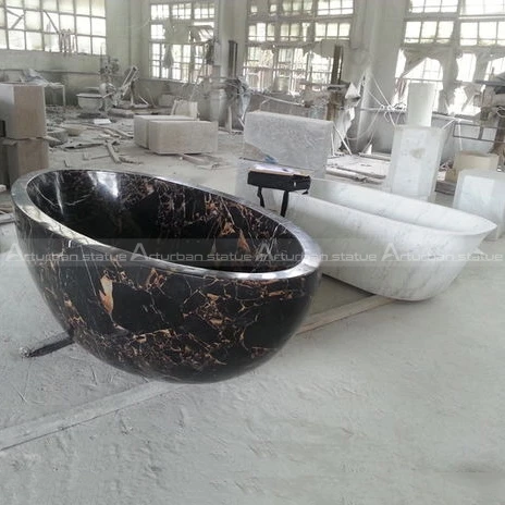 Marble freestanding bath factory direct wholesale bathroom luxury marble bathtub