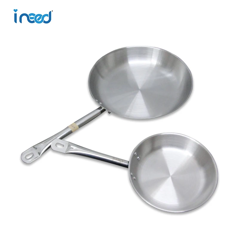 iNeed Top Quality Stainless Steel Frying Pan For Kitchen