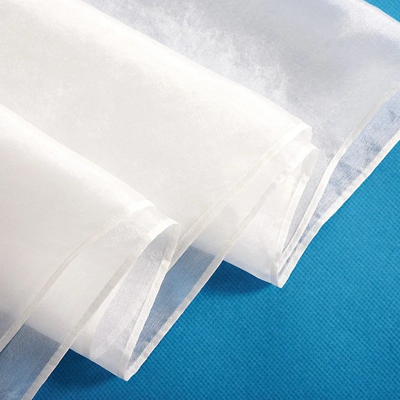 mulberry silk habotai silk paj white silk scarves plain pure white scarf for painting