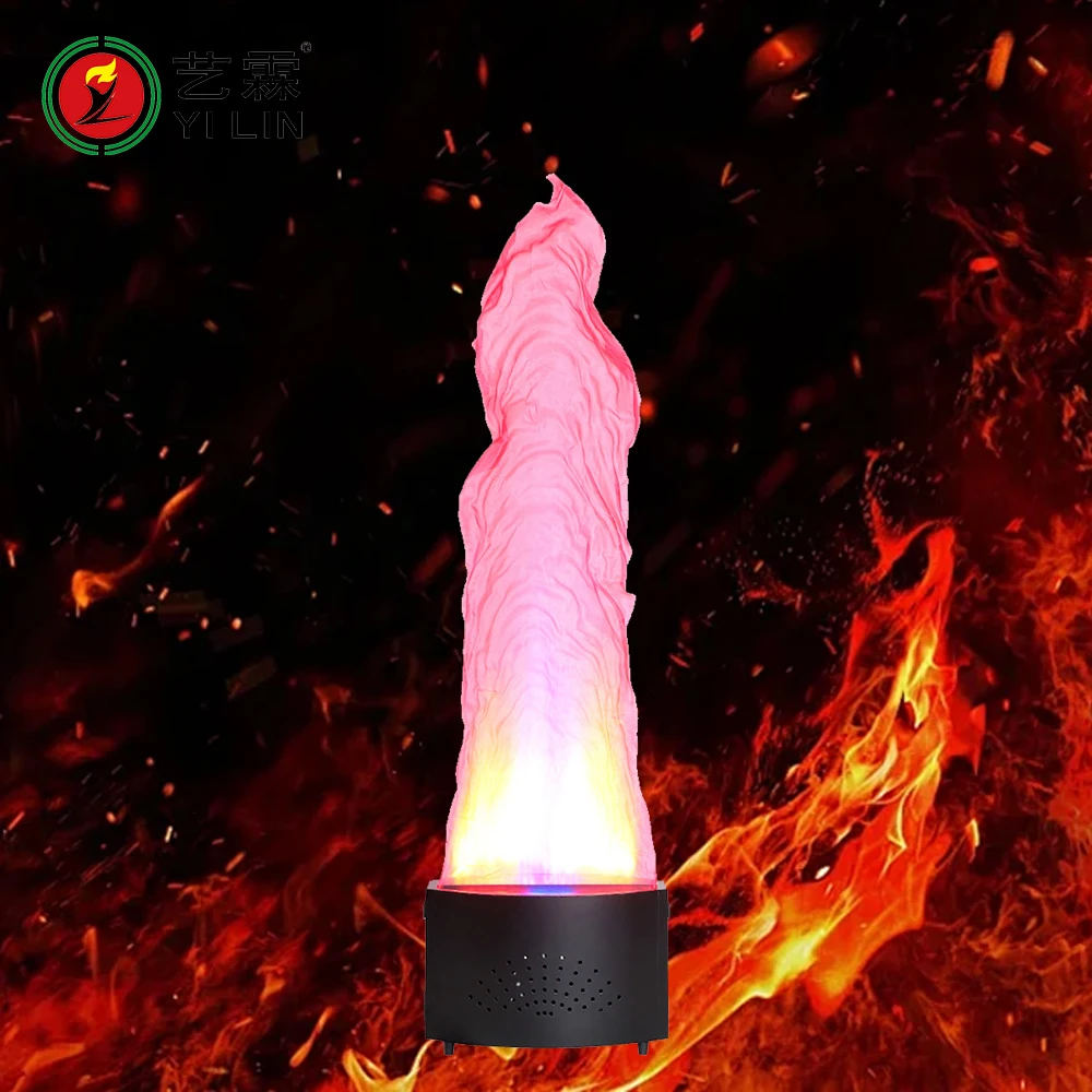 Stage Party Bar Silk Flame Light Atmosphere Equipment Factory Artificial Fire Flame Effect Light LED Fire Flame Lamp