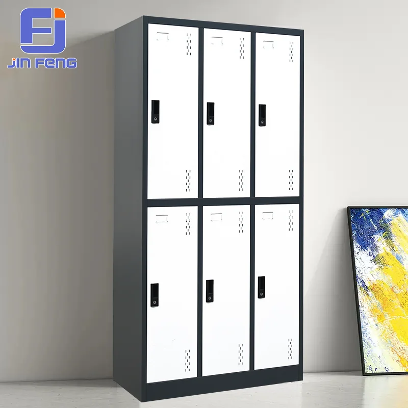 Manufacturer Wholesale Metal Locker Price Steel 6 9 Doors Locker Cabinet School Metal Storage Gym Locker