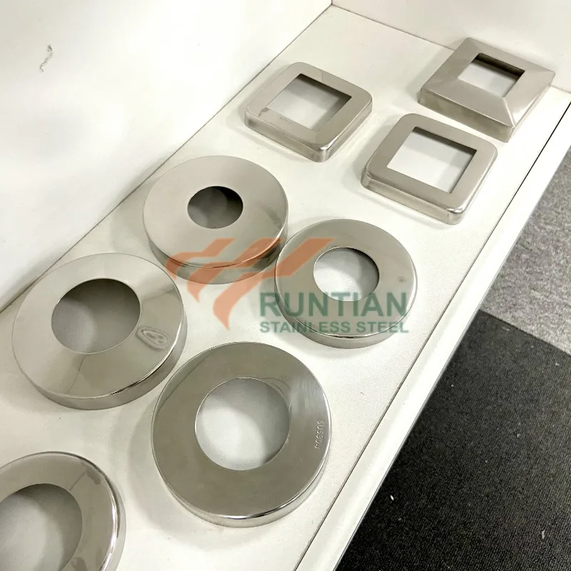 Surface Mount Composite Square Pool Decorative Stainless Steel Fence 6X6 Post Base