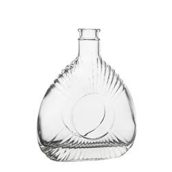 Bulk Sale Food Grade Eco Friendly High Quality 500ml Design Glass Vodka Bottle for Liquor