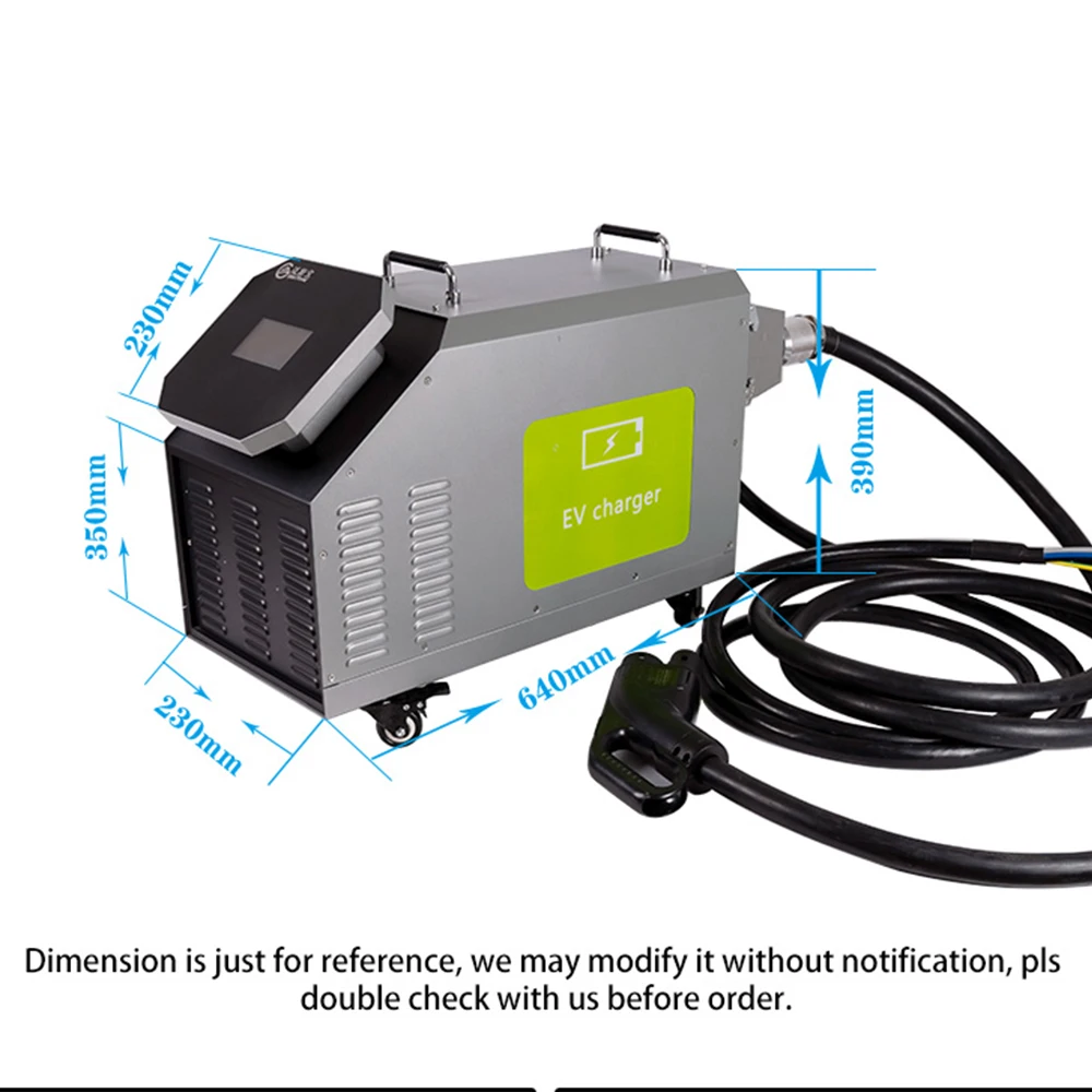 380v Ccs chademo gbt ocpp outdoor electrical car station socket ev charger enclosure with 3 pin socket