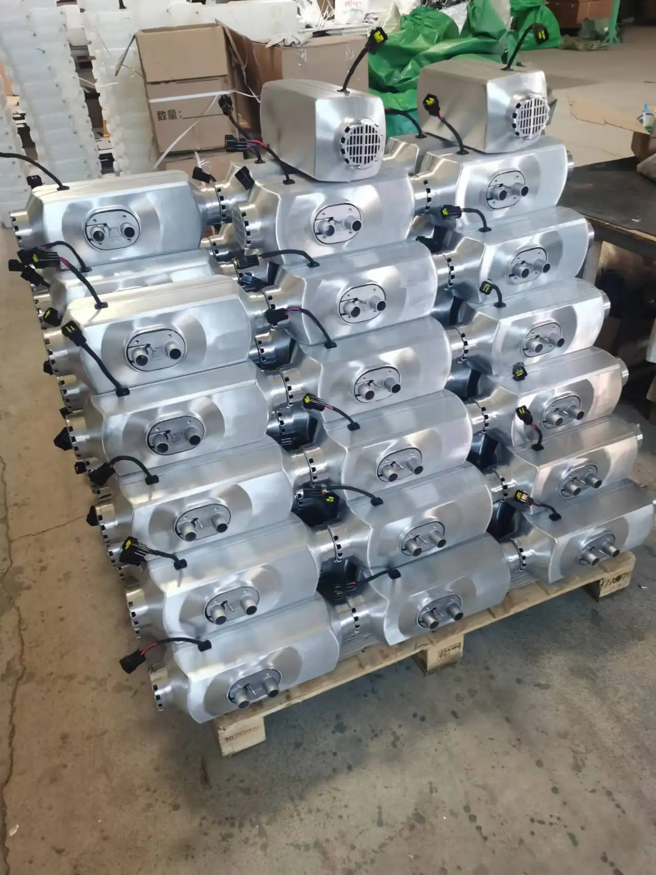 OkyRie Remote Control 24V 12V 5KW Diesel Water Parking Heater Of Truck Motor Boat RV Diesel Fuel Parking Heater