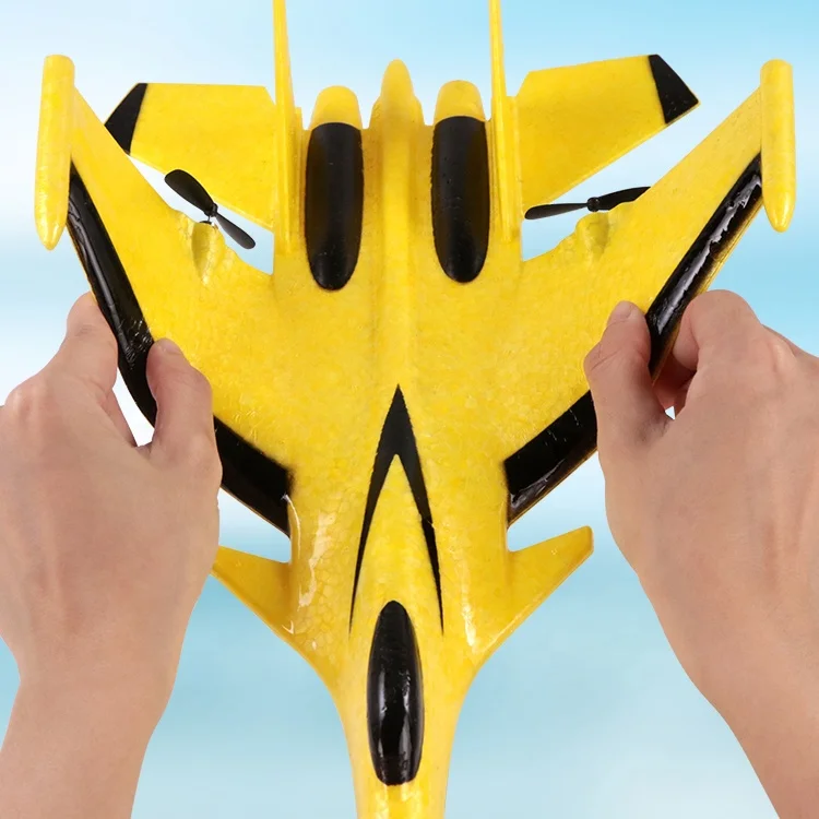 2.4g epp foam gyro r c glider fighter hobby model vs f16 f22 f35 su27 su35 trainer remote control airplane rtf rc jet plane