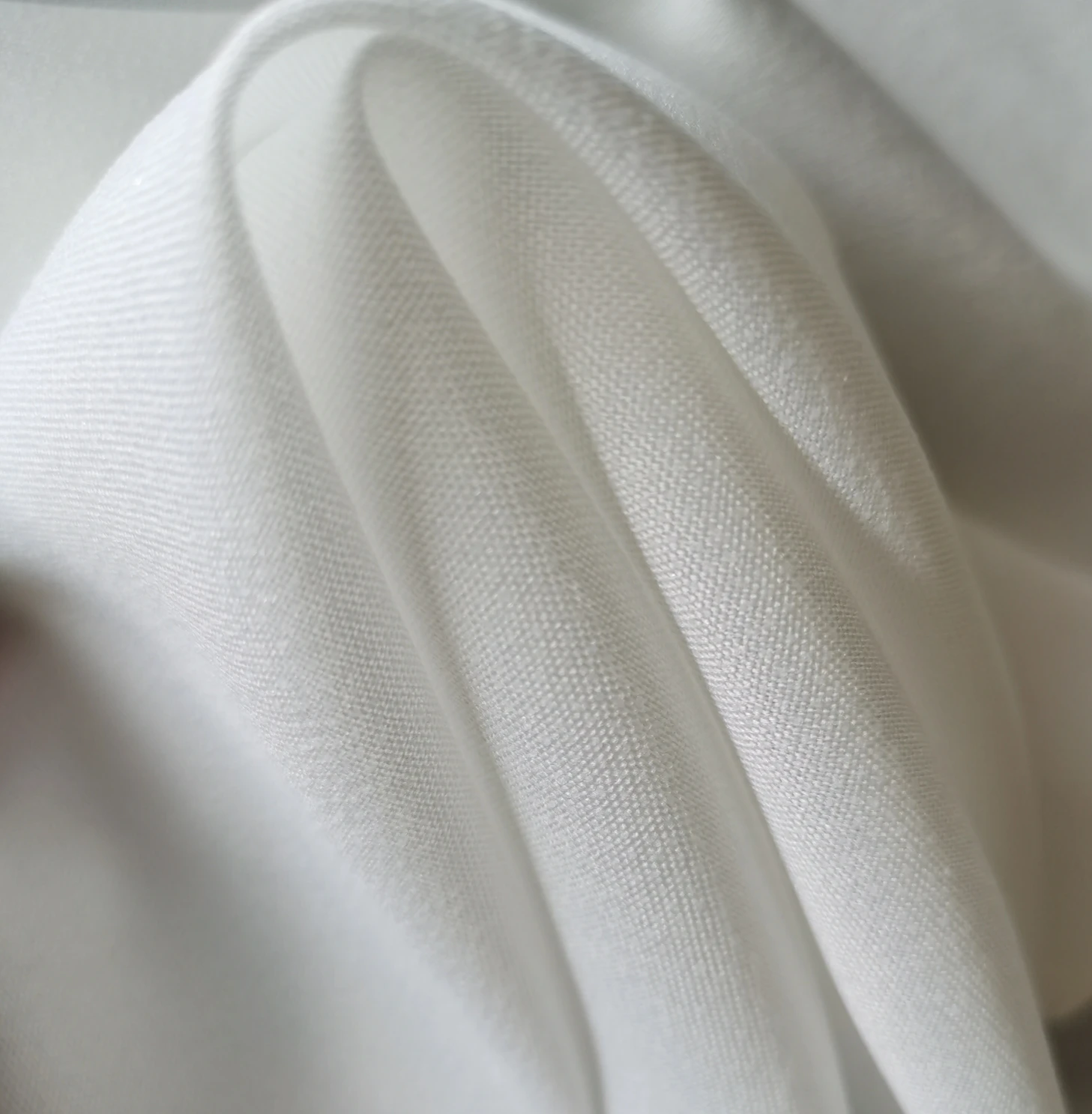 Woven Shrink-resistant 100d*300d Twill 100% Polyester fusible interlining tricot interlining circular knitted interlining