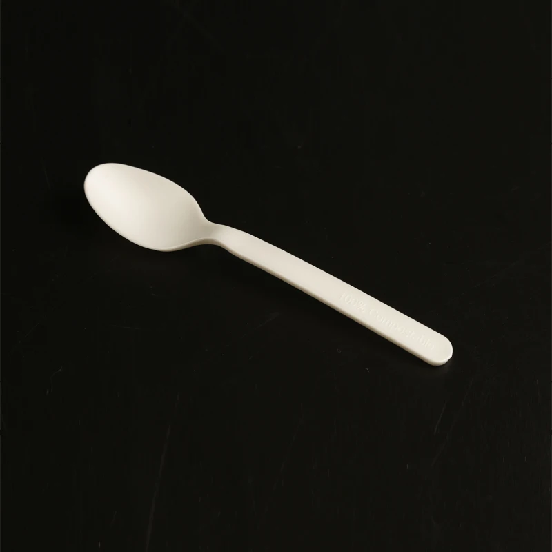 ECO Friendly Disposable Bio Cornstarch PLA Wheat Straw CPLA Biodegradable 100% Compostable Cutlery Set