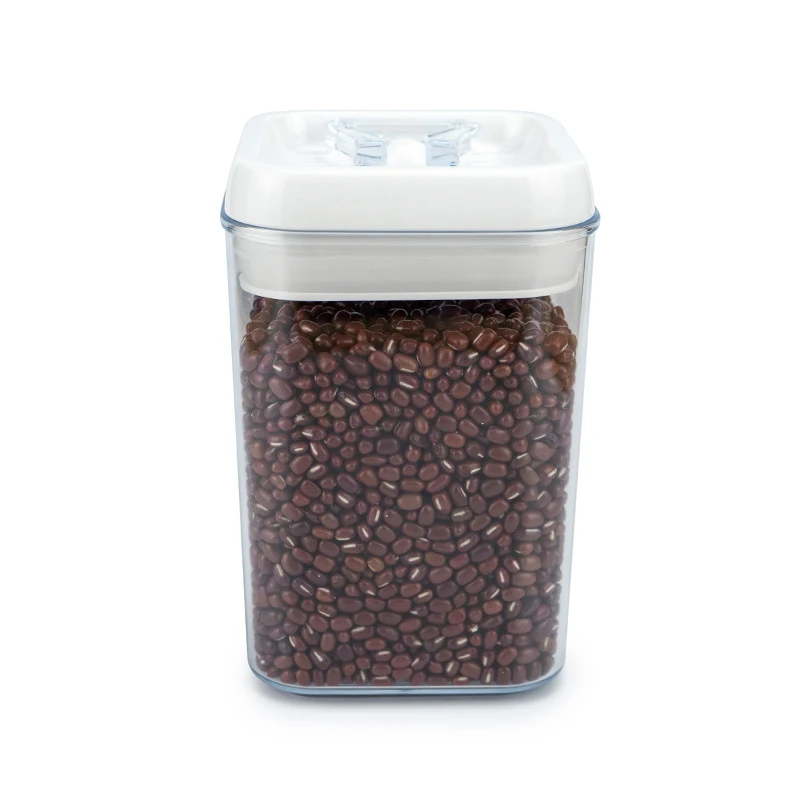 Kitchen Pantry Organization  Large Clear Plastic Canisters For Cereal Classification Airtight Food Storage Container