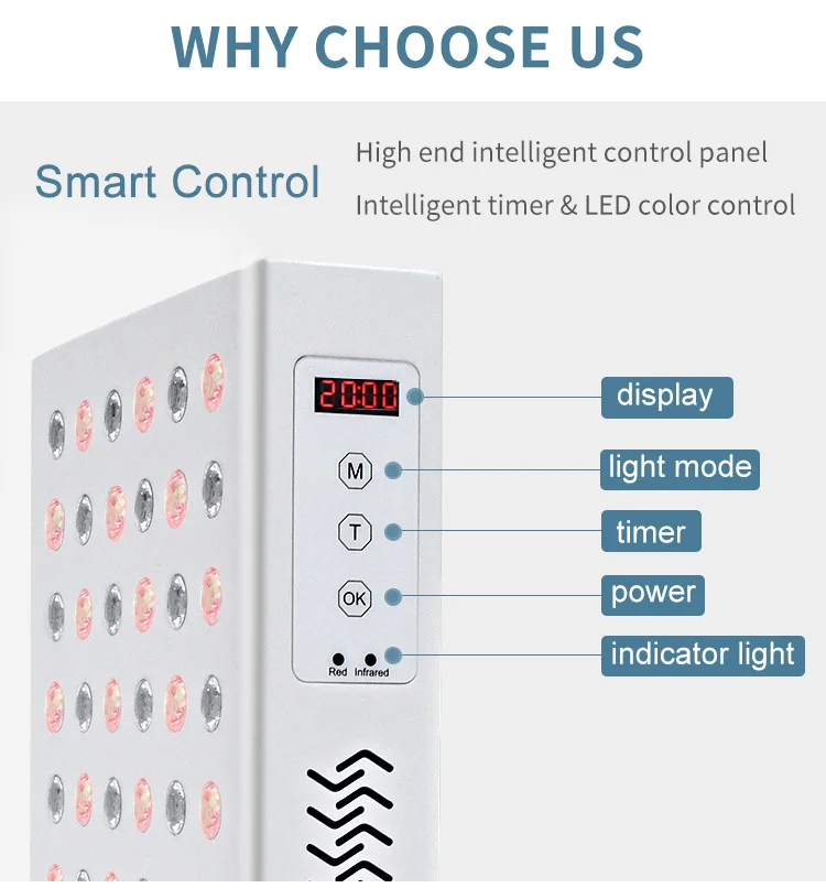 diode bluetooth handheld red light therapy panel red led face infrared light therapy flexible panel