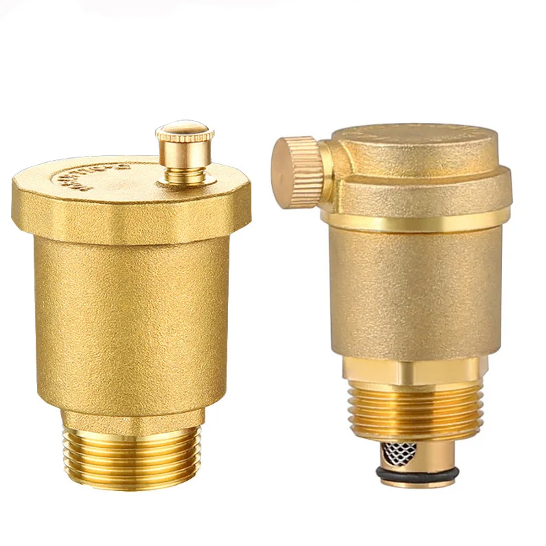 DN15-DN25 Brass Air Release Valve Brass Radiator Automatic Air Vent Valve
