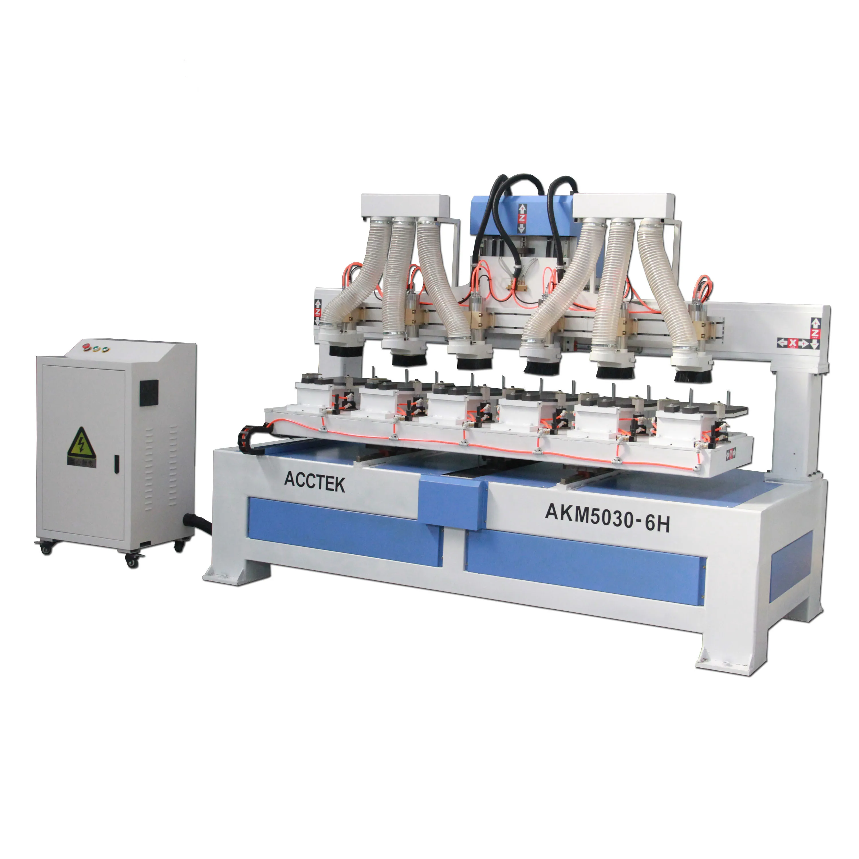 ACCTEK special cnc router engraving drilling machine for wood racket racquet AKM5030-6H