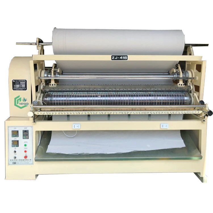 416 Textile Pleated Machine Automatic Comb Fabric Rotary Pleating Machine