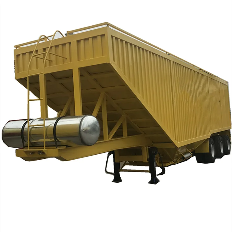 Автоматическая конвейерная лента типа сыпучих зерновых, пшеничная кукуруза и грузовой разгрузчик, самосвал, полуприцеп