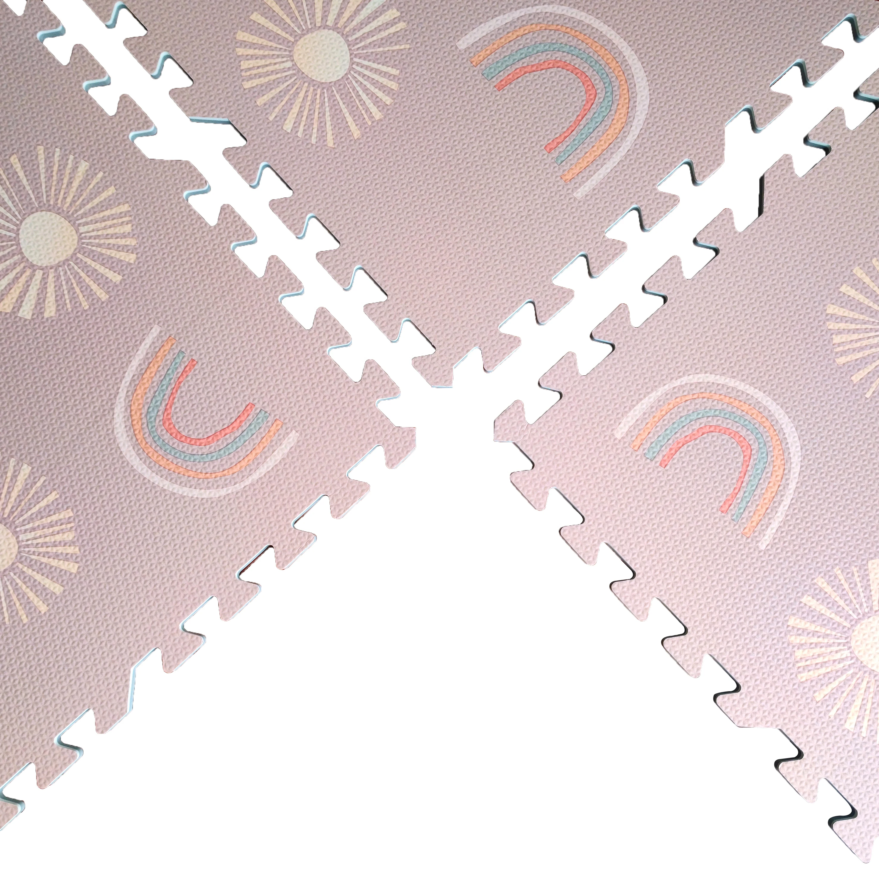 Non-toxic shock proof and waterproof EVA foam tiles floor mat kids puzzle play mat