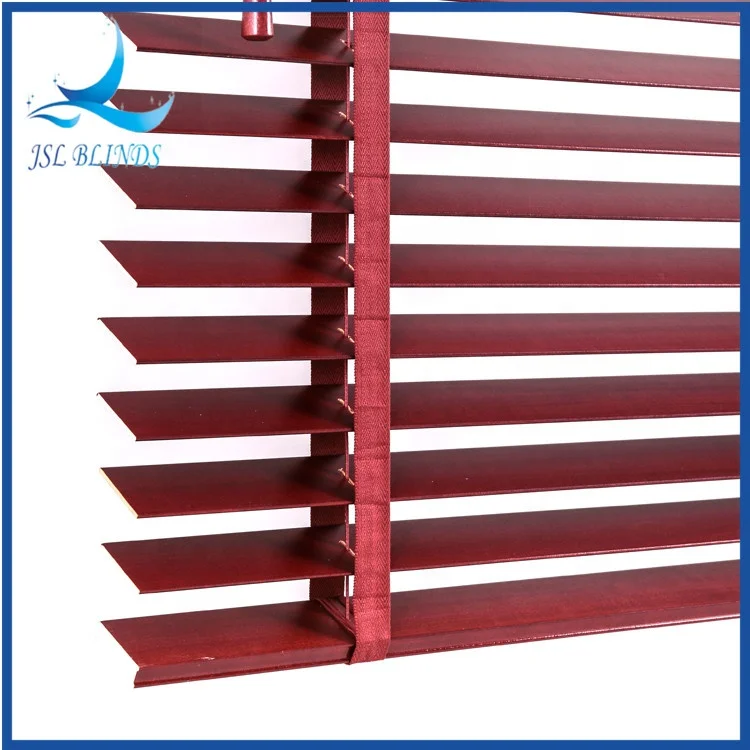 Windows Treatment Wood Venetian Blinds Jalousie