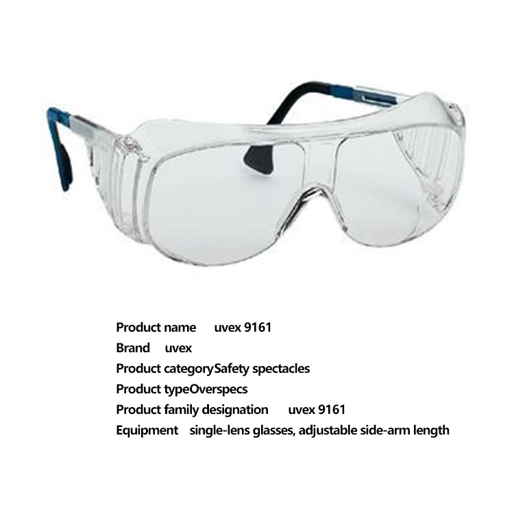 Uvex 9161 9161305 Lentes De Seguridad Anti Fog Scratch Resistant Work Protective Glasses Safety Goggles For Men