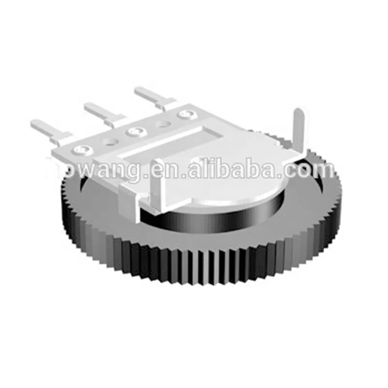 HW-1001NP factory supply dial potentiometer single gang thumbwheel potentiometer