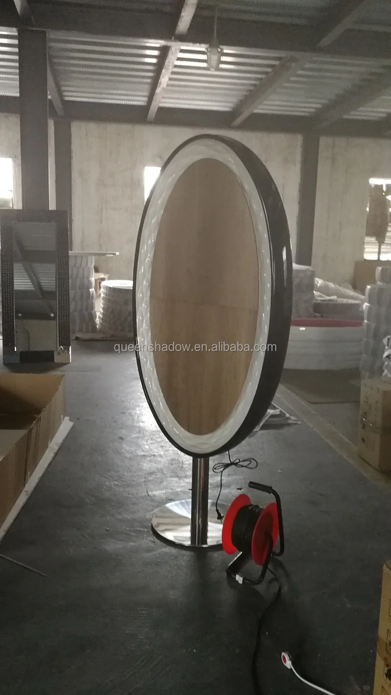 Salon Furniture Factory Price hair salon mirror station Styling Mirror Station With Led Light
