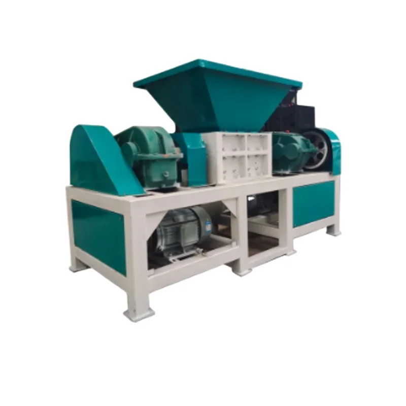 Building wooden board and rock wool board shredder