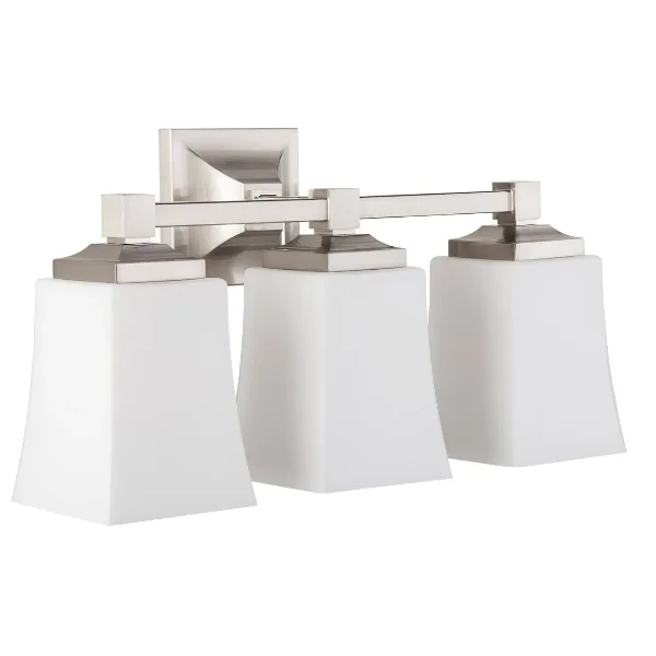 Bathroom Vanity Light Wall Sconce Wall Lighting with Frosted Glass Lamp Shade