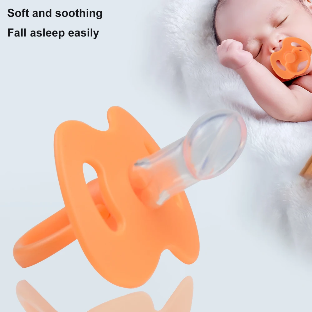 Hot sell Food grade silicone baby pacifier Custom Nipple Products Baby Pacifier