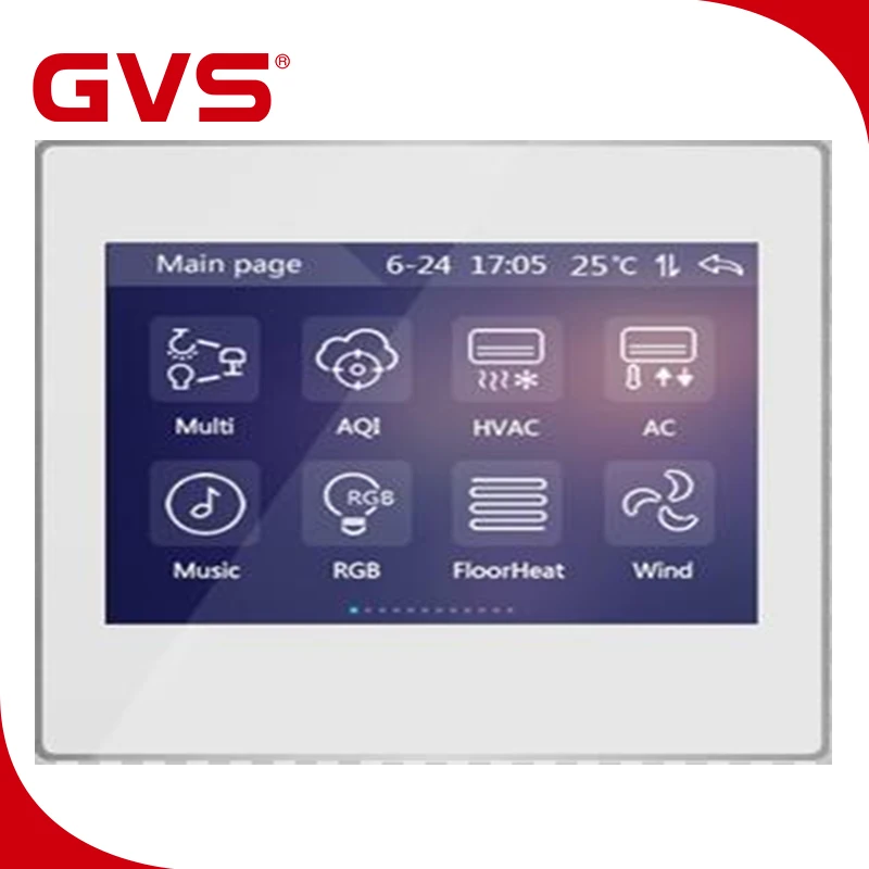GVS / EIB Inch Touch Panel automation home system ,thermostatic panel
