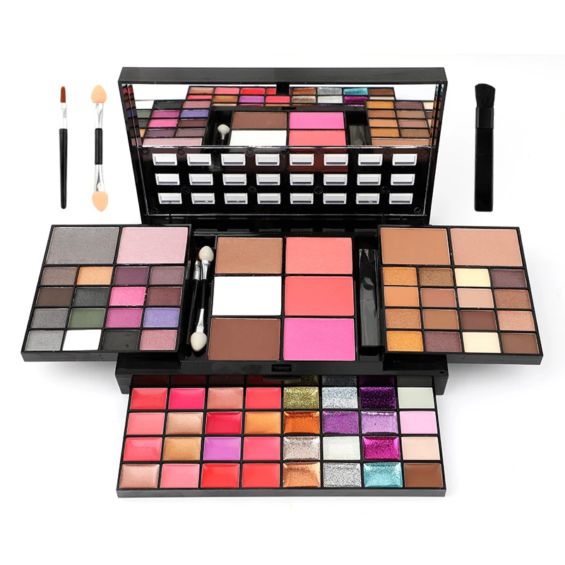 RTS Professional 74 Full Color Makeup Set Custom Eyeshadow Blush Concealer Contour Lipgloss Make Up Palette