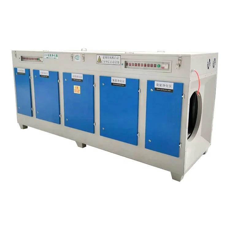 
China Factory Uv Photolysis Oxidation Deodorizing Equipment/waste Gas Treatment Gas Disposal 