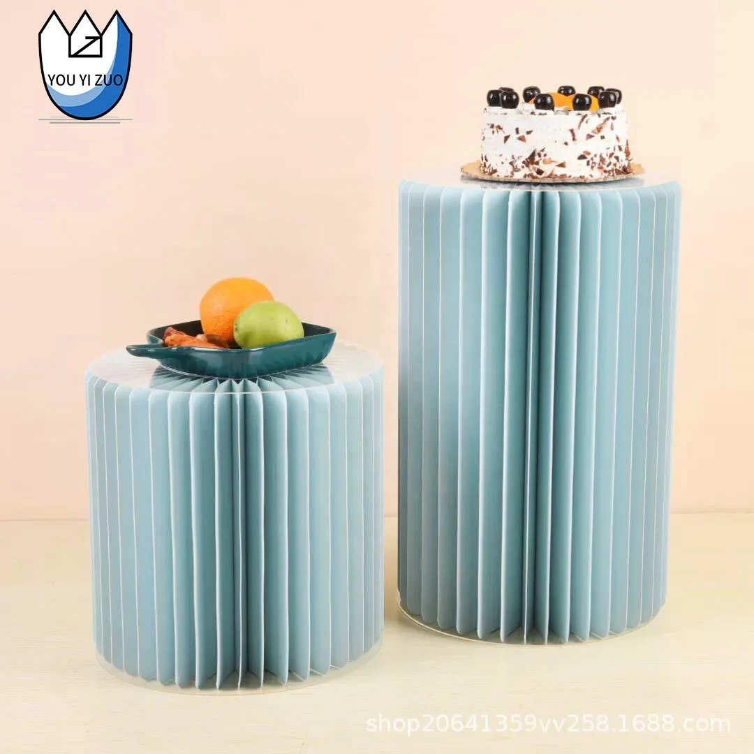 YOUYIZUO Cake Wedding Dress Fountain Separator 6 Pillar Stand Set White Pedestals For Wedding