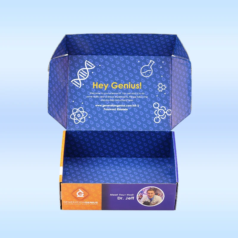 Custom corrugated colored printing android tv boxes tuck mailer set top box packaging and shipping carton wholesale