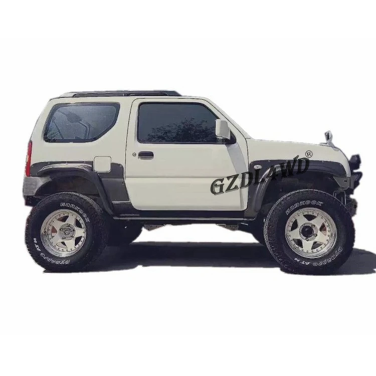 GZDL4WD 4x4 Auto Exterior Off Road ABS Fender Flare For Jimny 1998+ Wheel fender trims Car Body kits