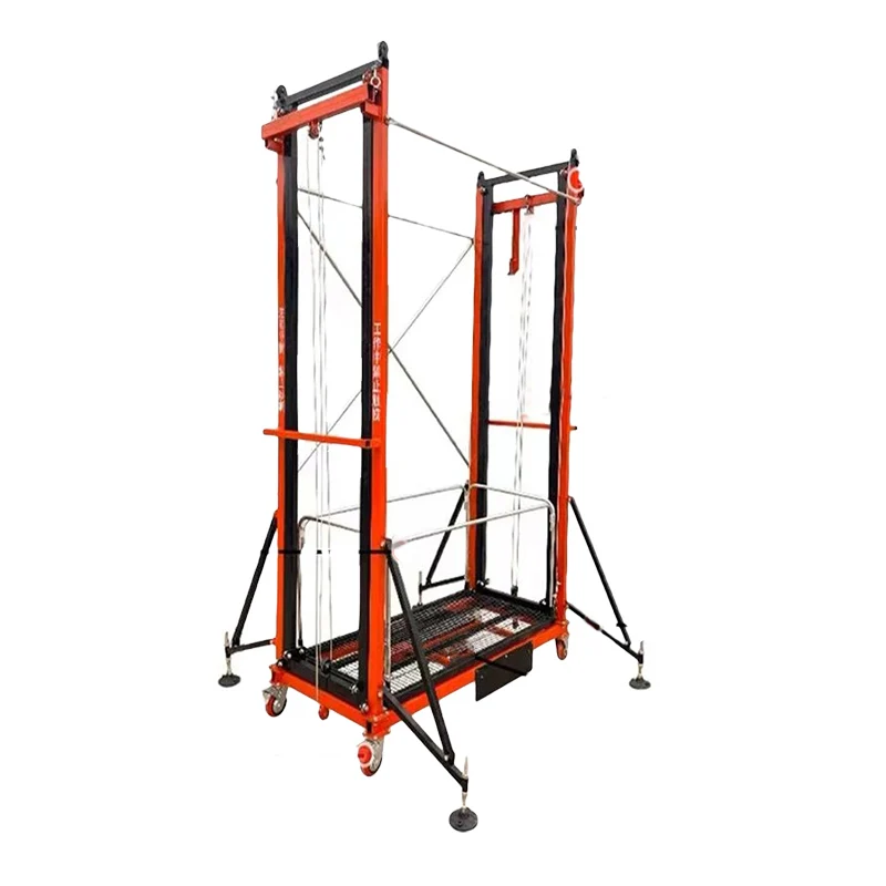 500kg Cargo Elevator Scaffold Warehouse Platform Lift Electric Lifting Equipment Scaffolding
